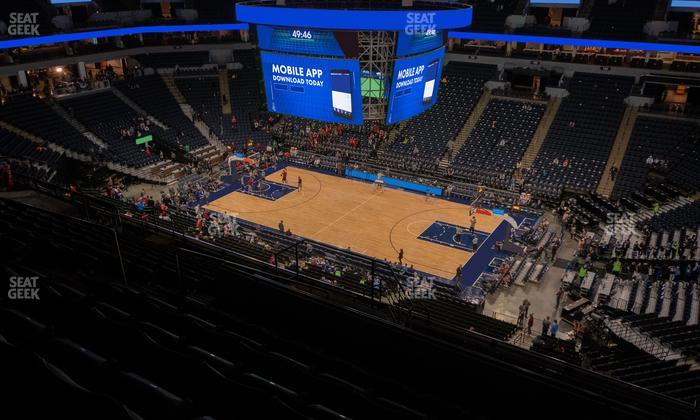 Target Center - Section 208 Seat View