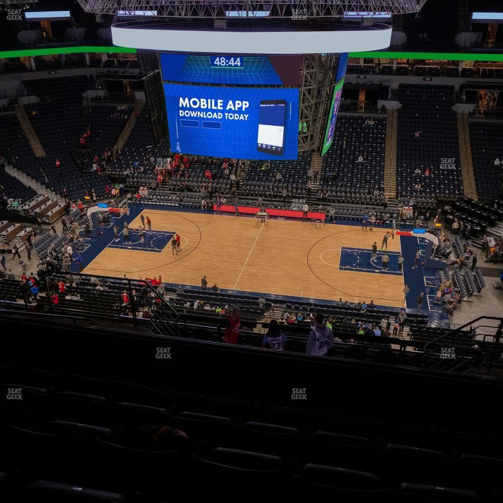 Target Center - Section 210 Seat View