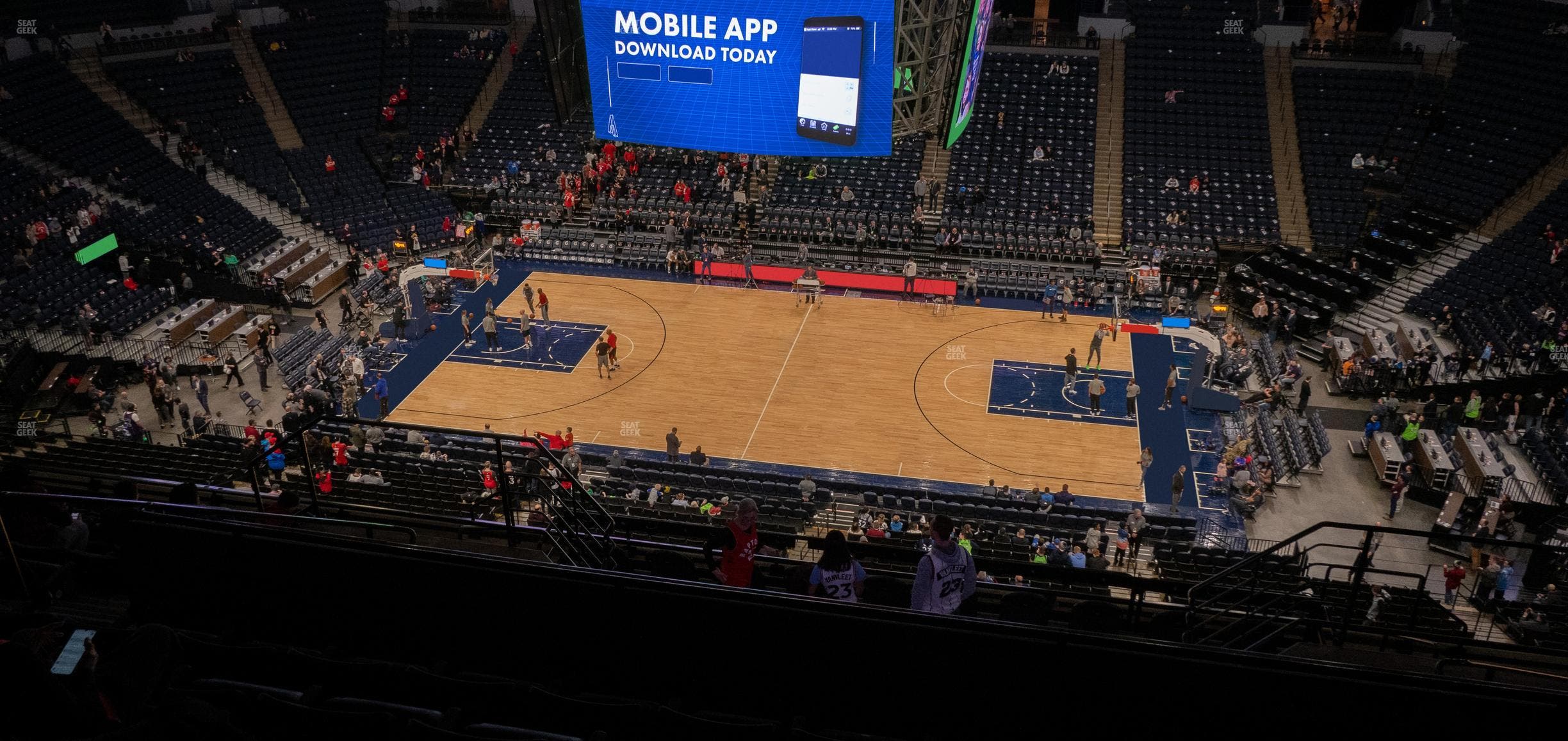 Target Center - Section 210 Seat View