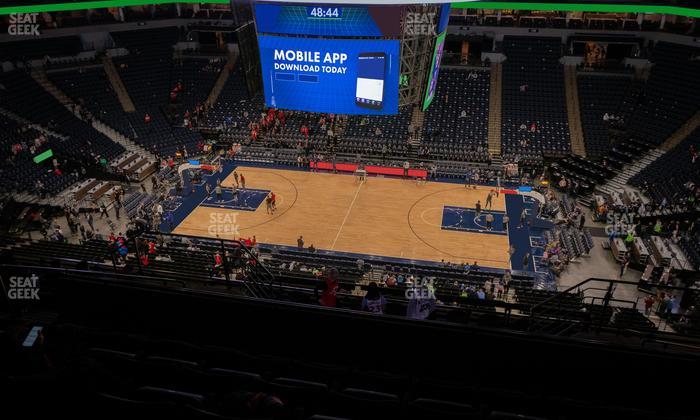 Target Center - Section 210 Seat View