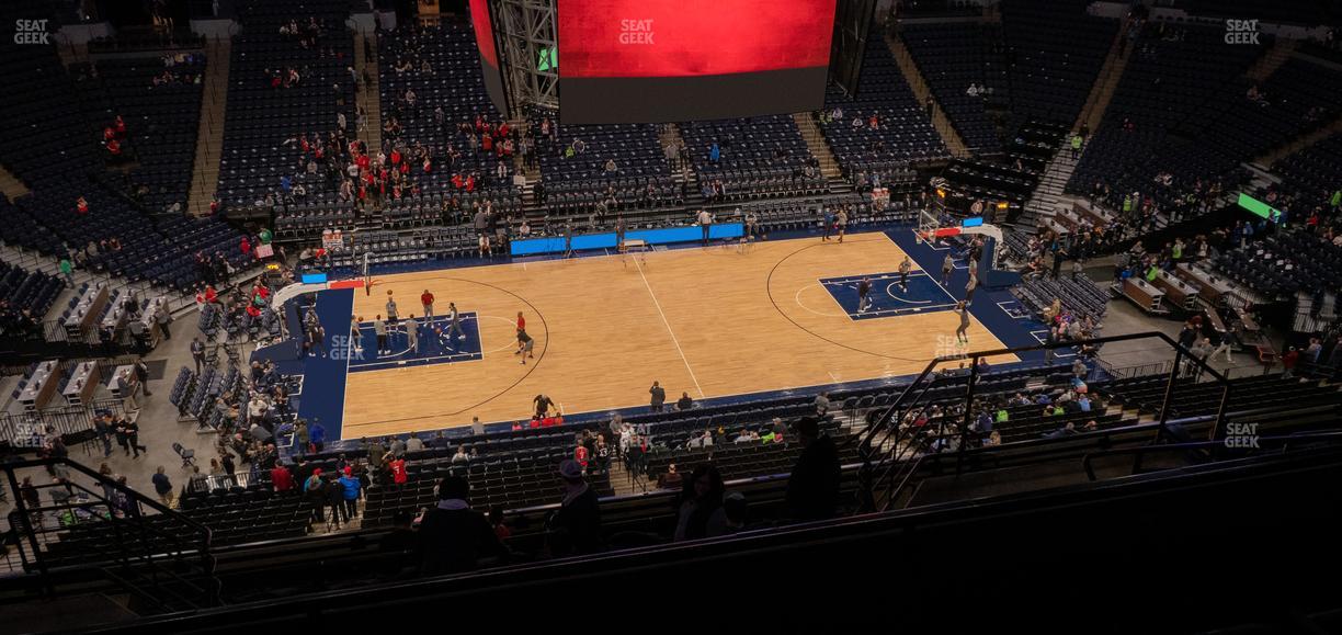 Target Center - Section 212 Seat View