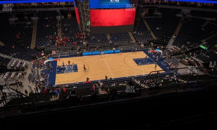 Target Center - Section 212 Seat View