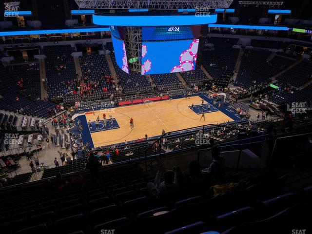Target Center - Section 213 Seat View