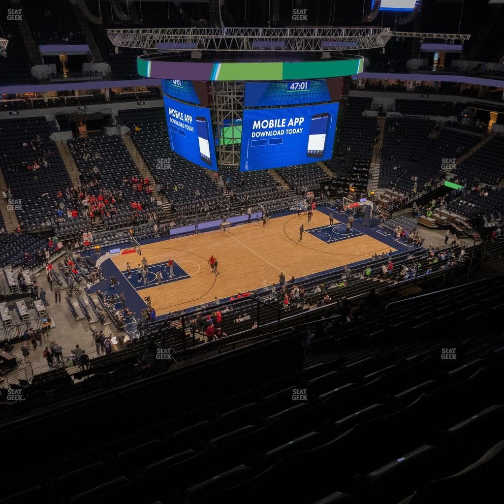 Target Center - Section 214 Seat View