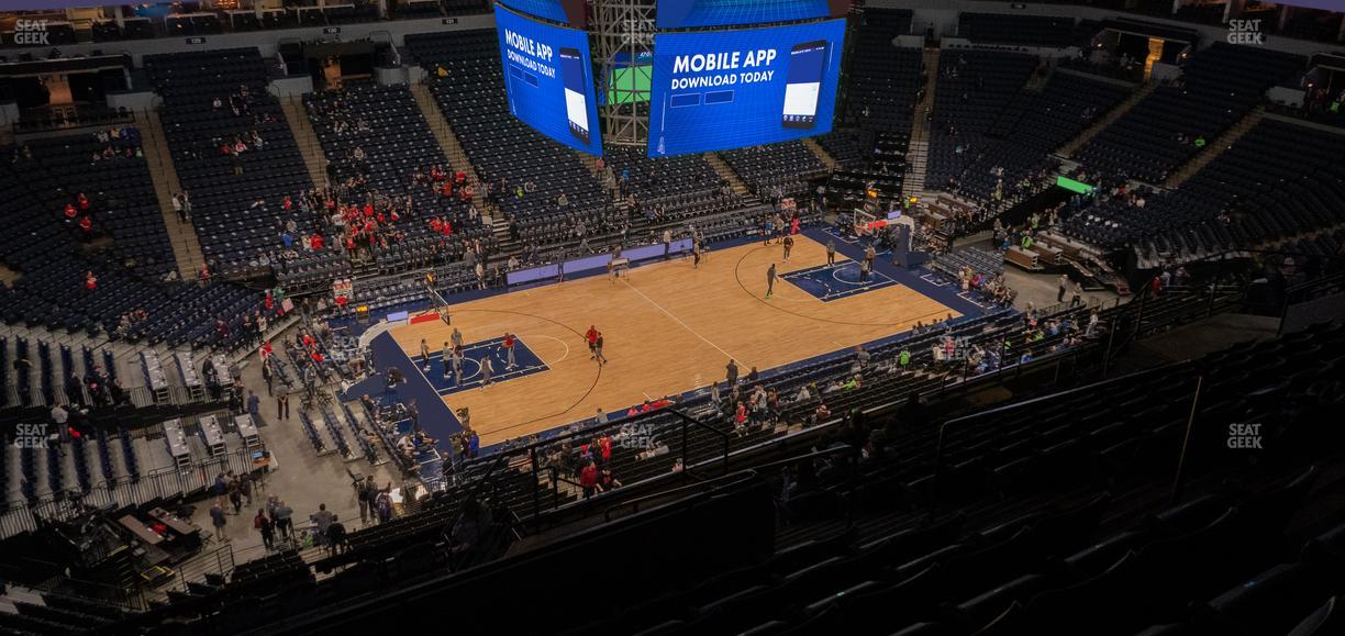 Target Center - Section 214 Seat View