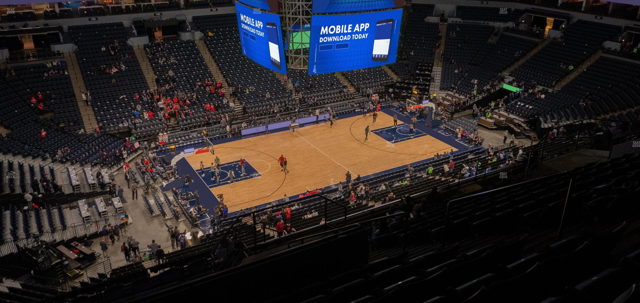 Target Center - Section 214 Seat View