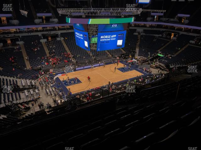 Target Center - Section 214 Seat View