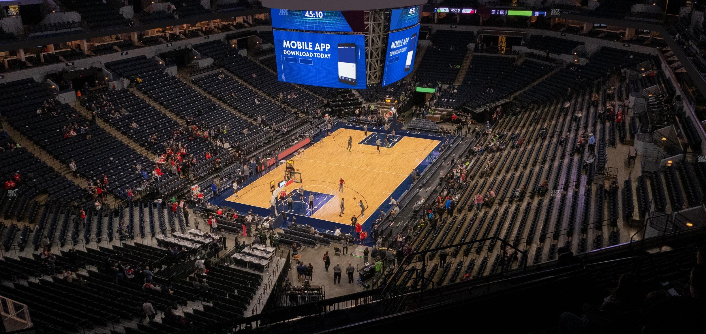 Target Center - Section 218 Seat View
