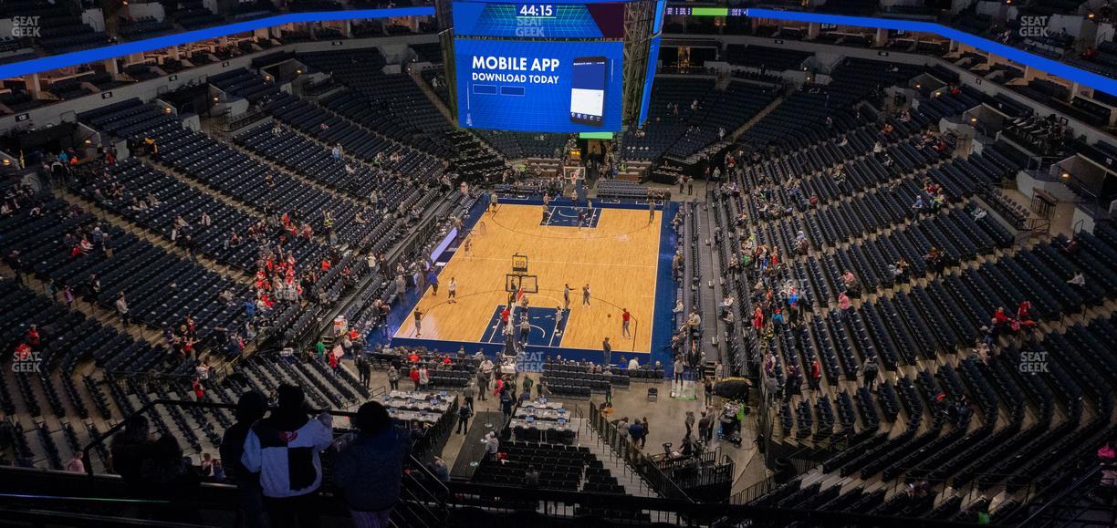 Target Center - Section 220 Seat View