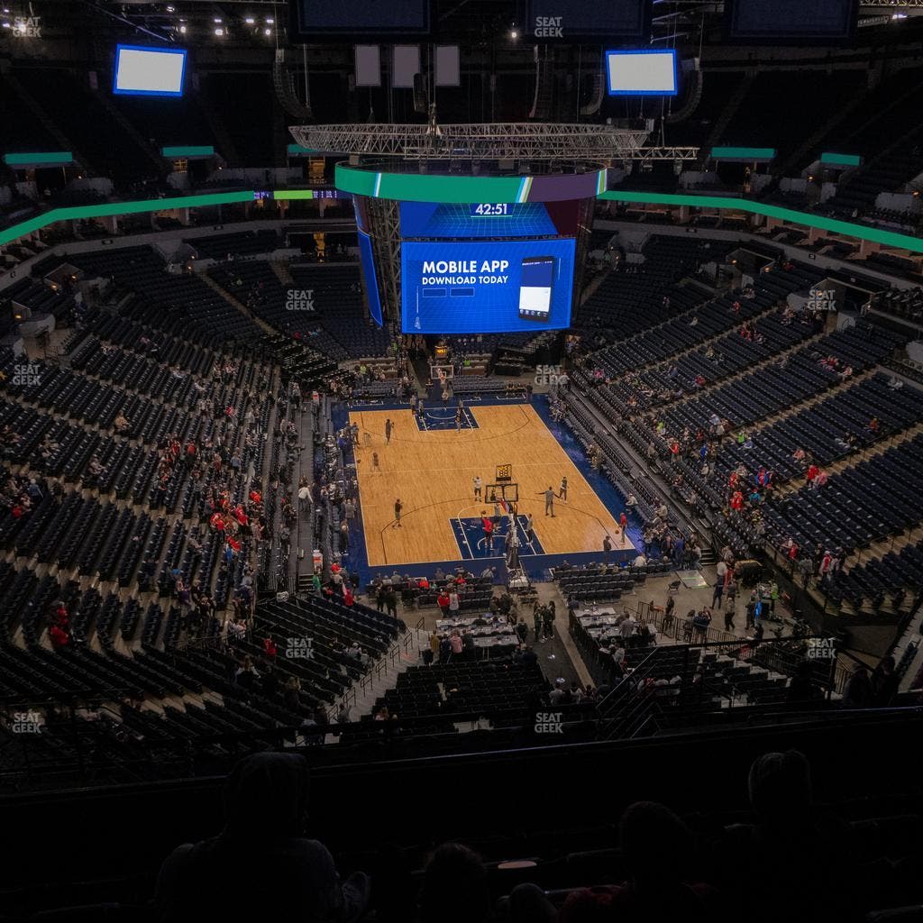 Target Center - Section 222 Seat View