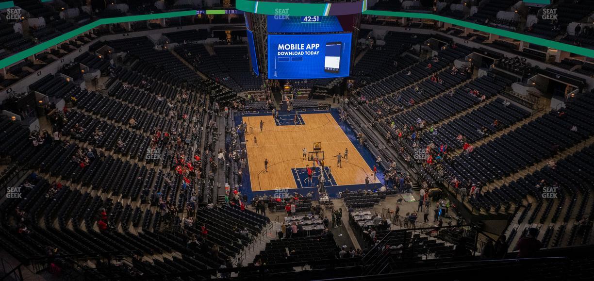 Target Center - Section 222 Seat View