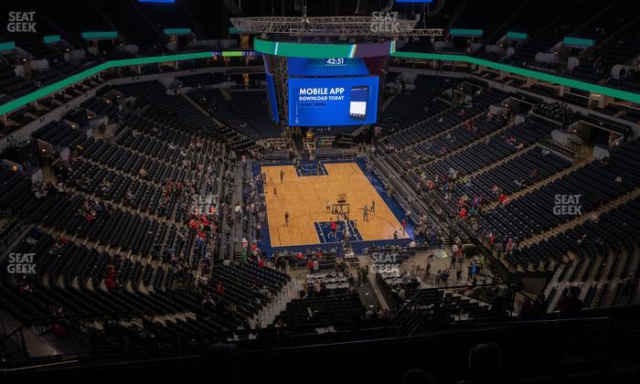 Target Center - Section 222 Seat View