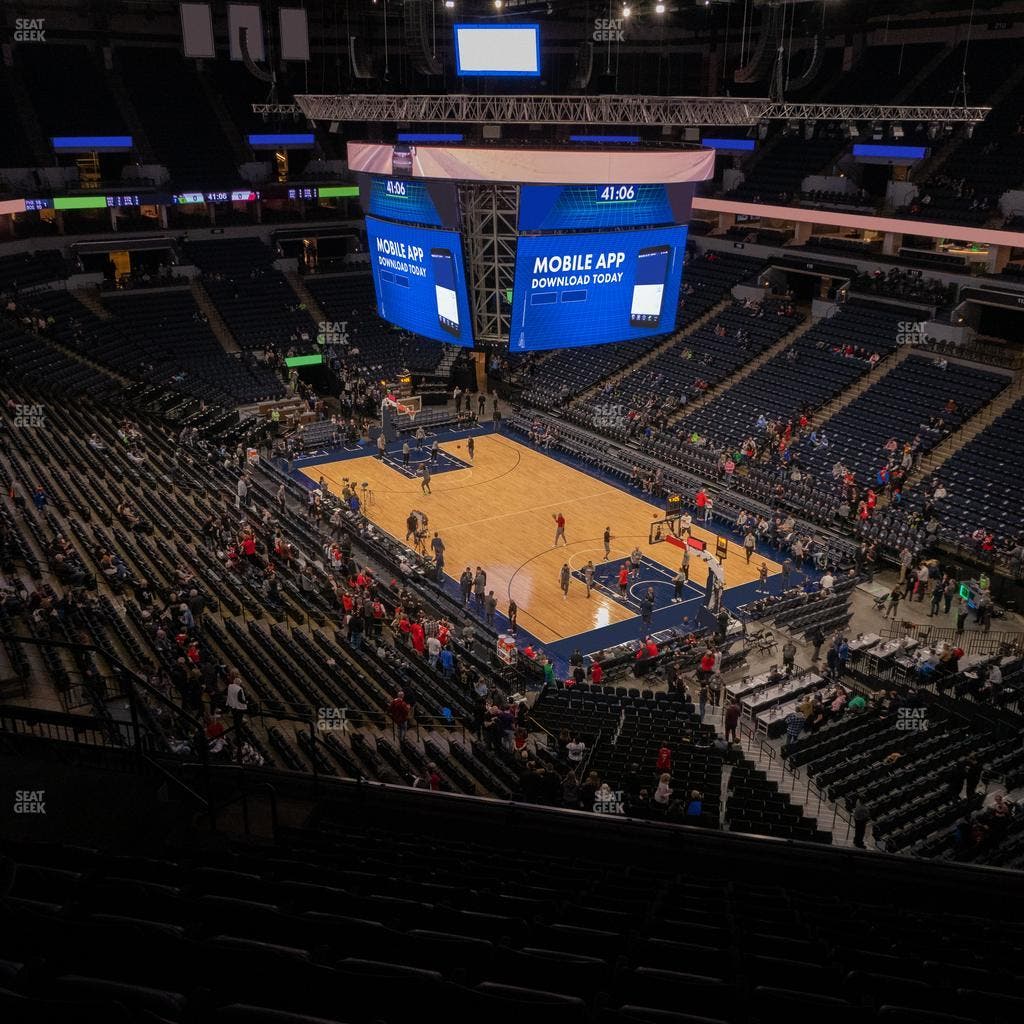 Target Center - Section 225 Seat View