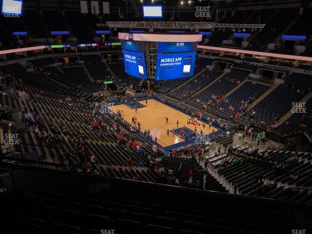 Target Center - Section 225 Seat View