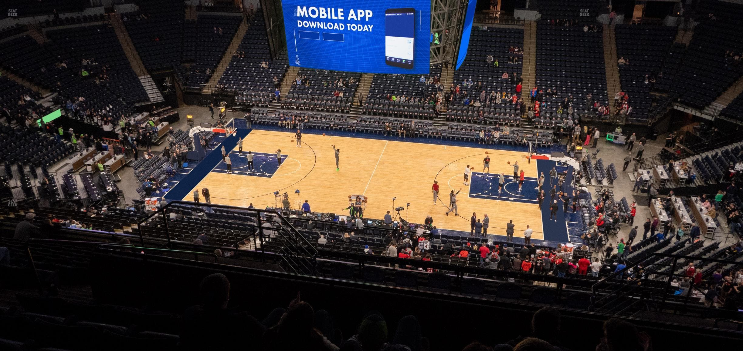 Target Center - Section 230 Seat View
