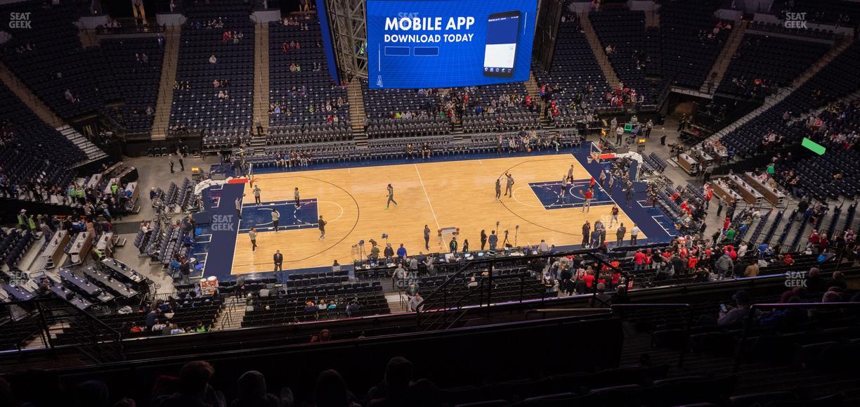 Target Center - Section 232 Seat View