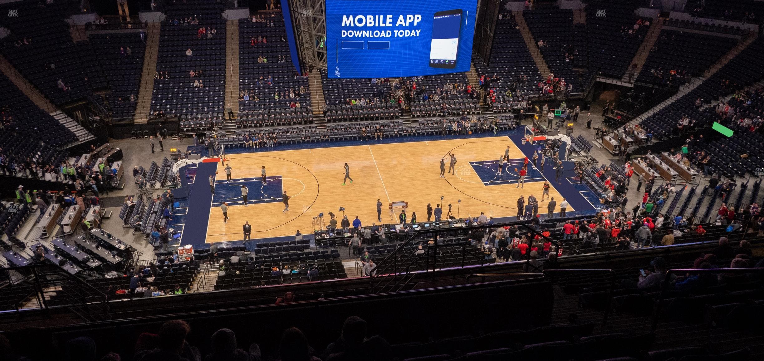 Target Center - Section 232 Seat View