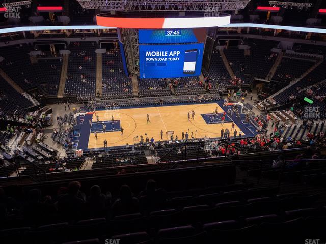Target Center - Section 232 Seat View