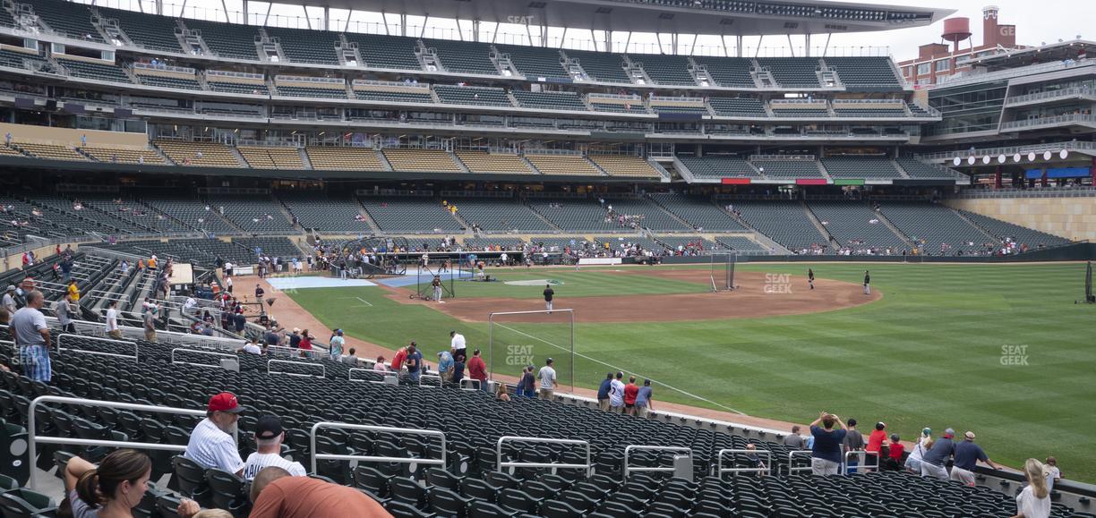 Target Field - Section 102 Seat View