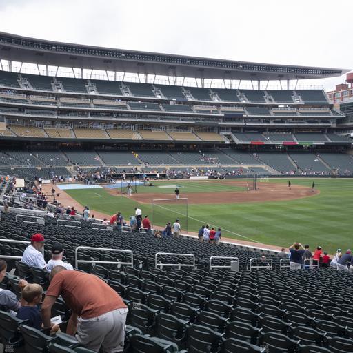 Target Field - Section 102 Seat View