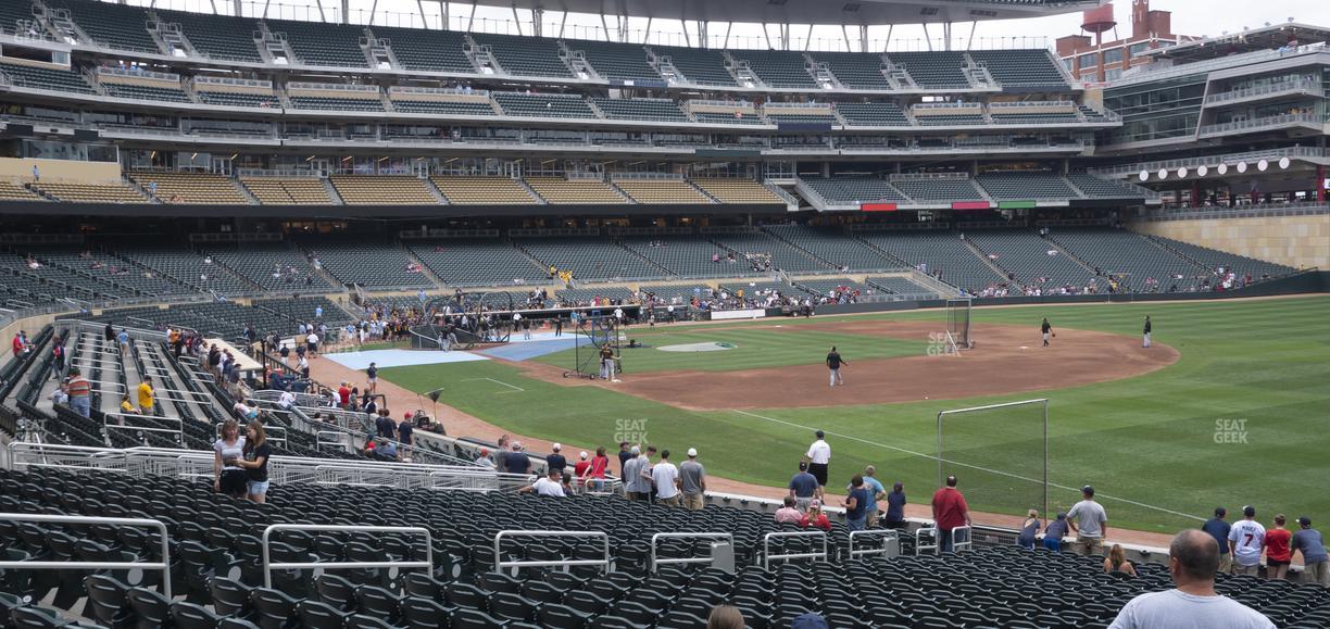 Target Field - Section 103 Seat View