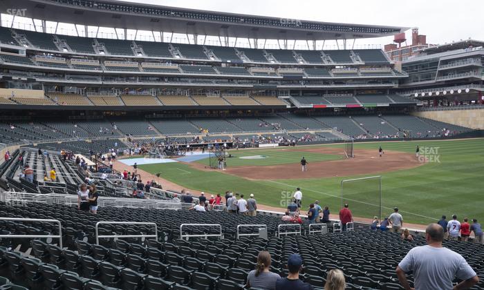 Target Field - Section 103 Seat View