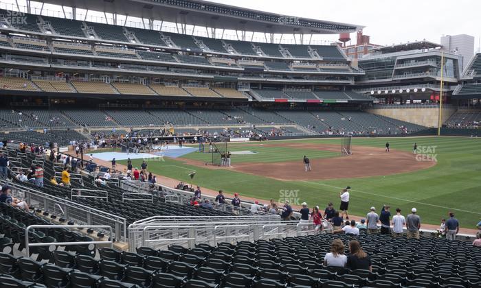 Target Field - Section 104 Seat View