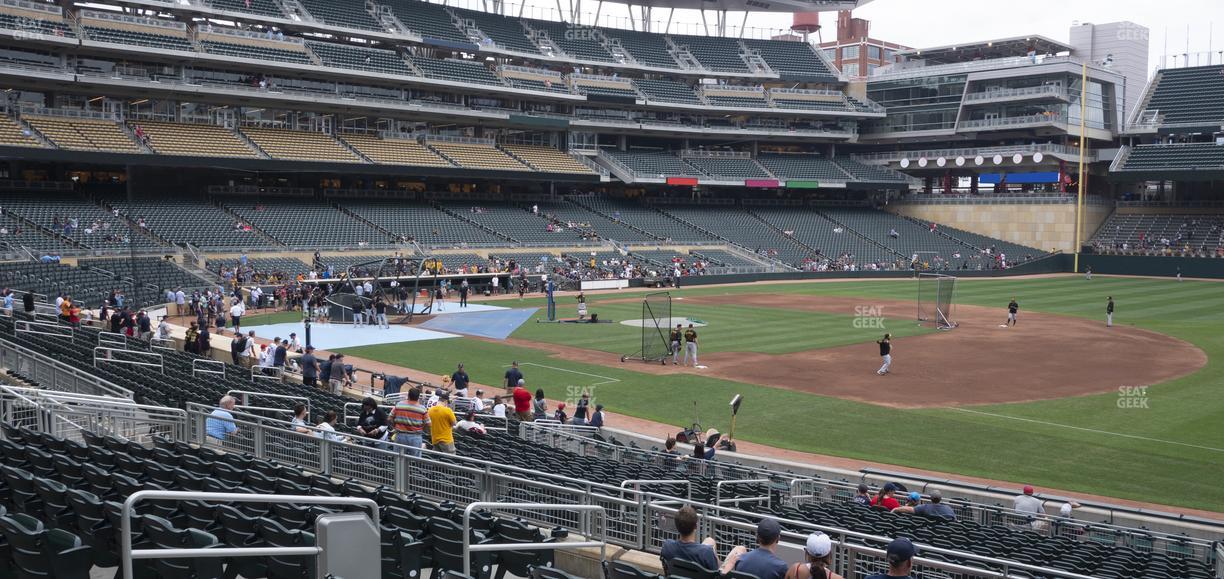 Target Field - Section 105 Seat View