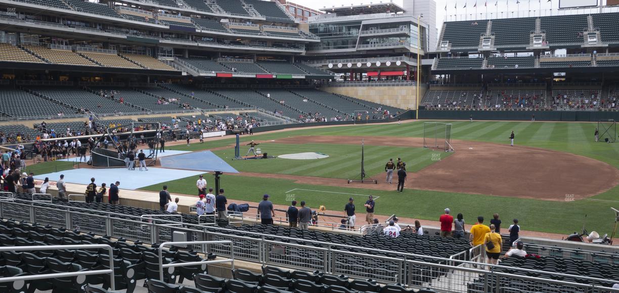 Target Field - Section 107 Seat View