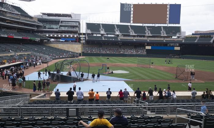 Target Field - Section 110 Seat View