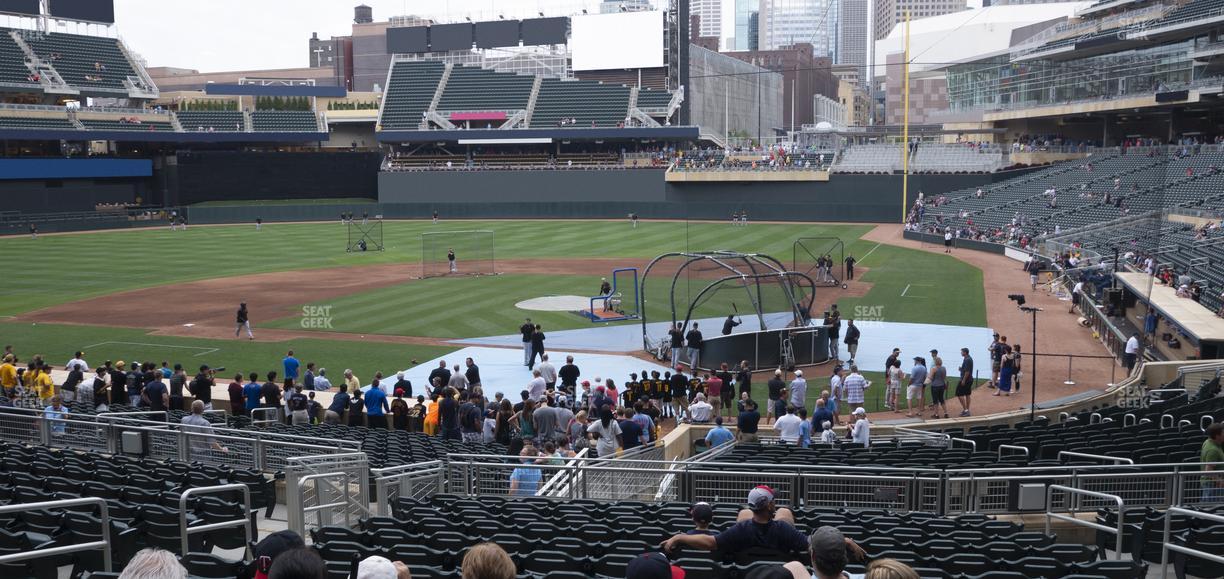 Target Field - Section 117 Seat View