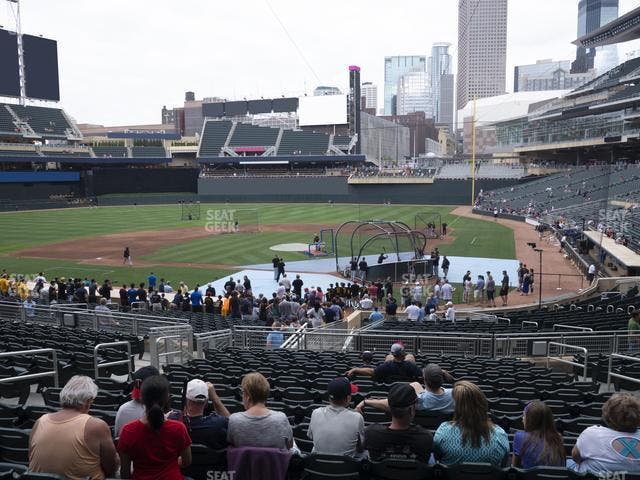 Target Field - Section 117 Seat View