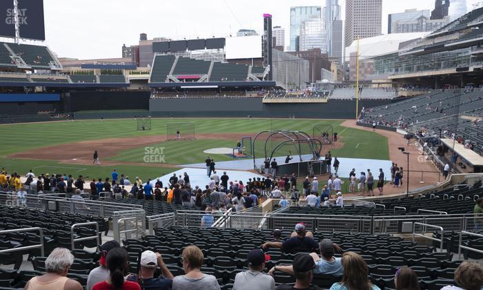 Target Field - Section 117 Seat View