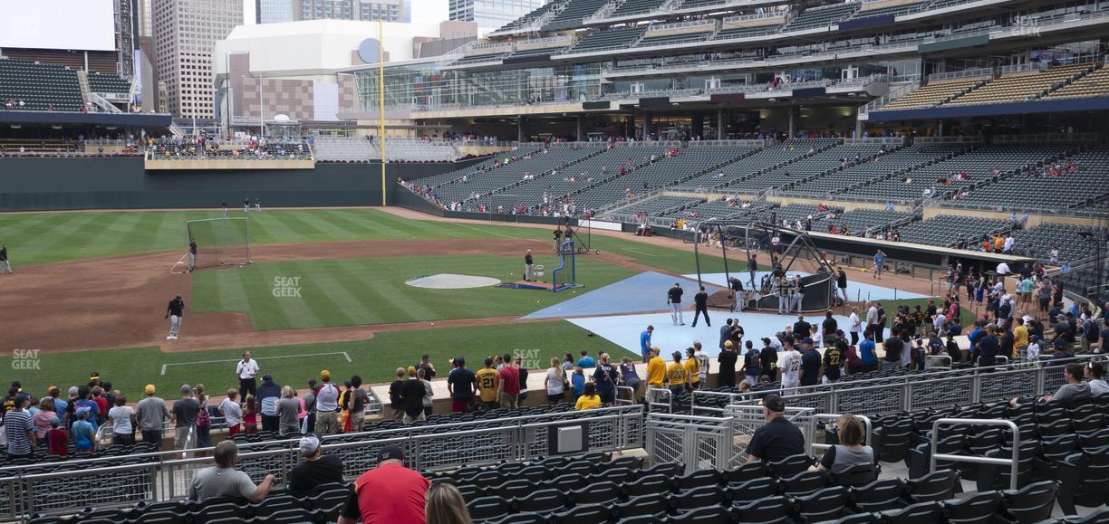 Target Field - Section 120 Seat View
