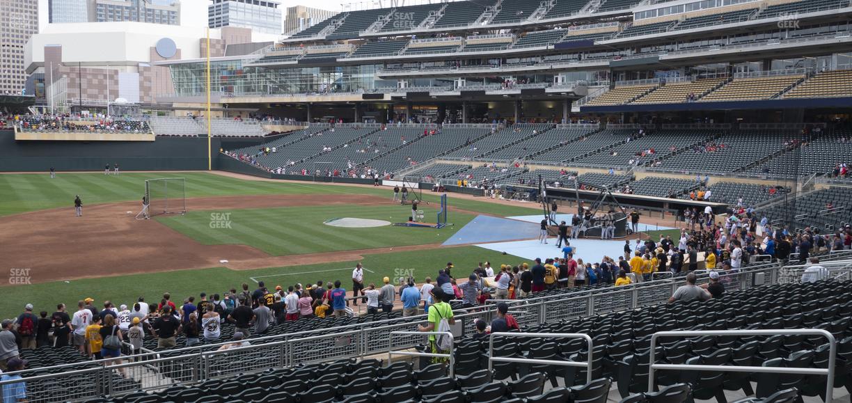 Target Field - Section 121 Seat View