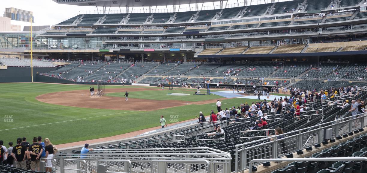 Target Field - Section 124 Seat View