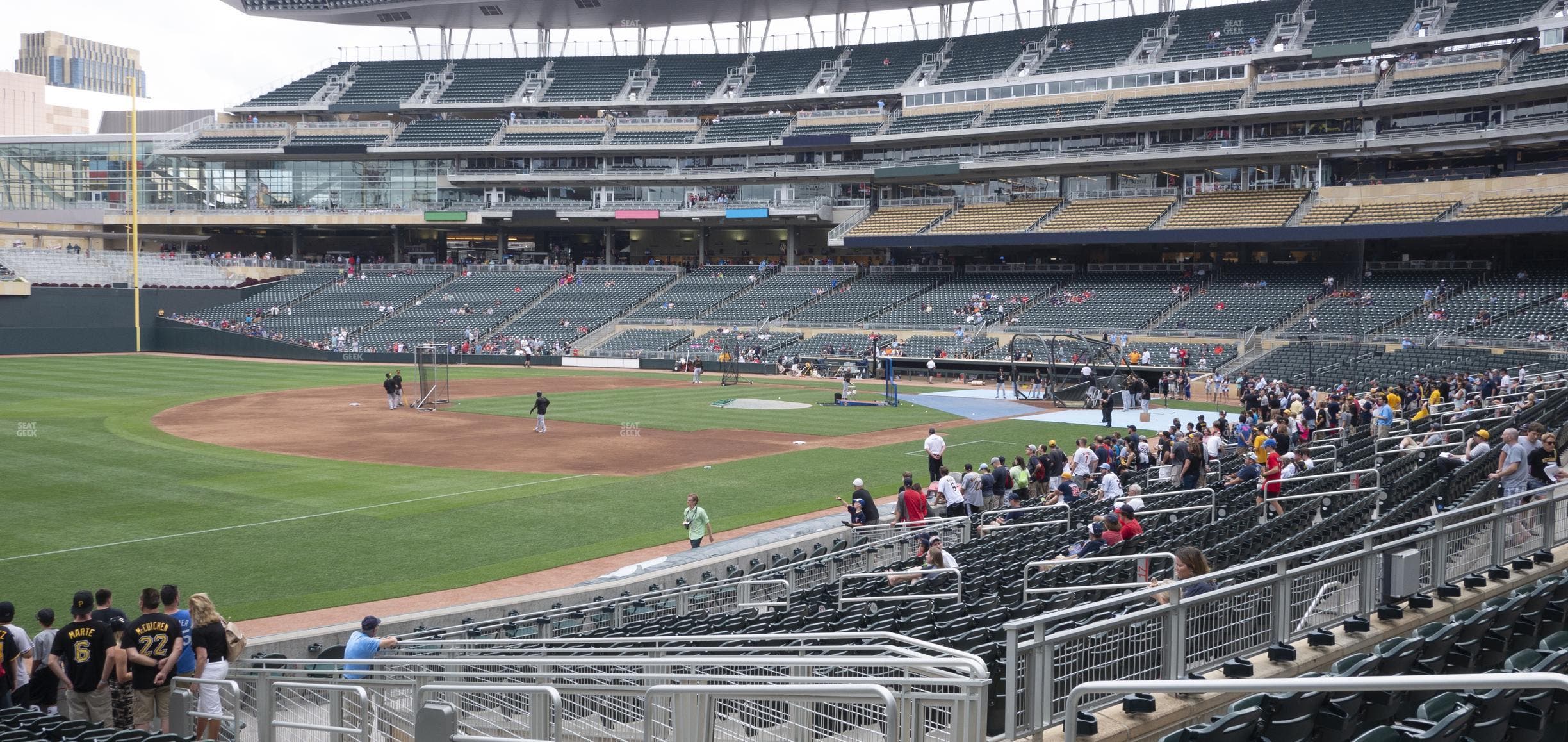 Target Field - Section 124 Seat View
