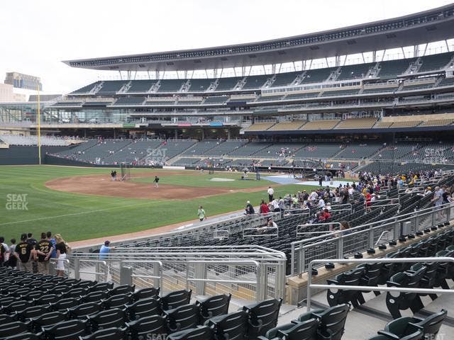 Target Field - Section 124 Seat View