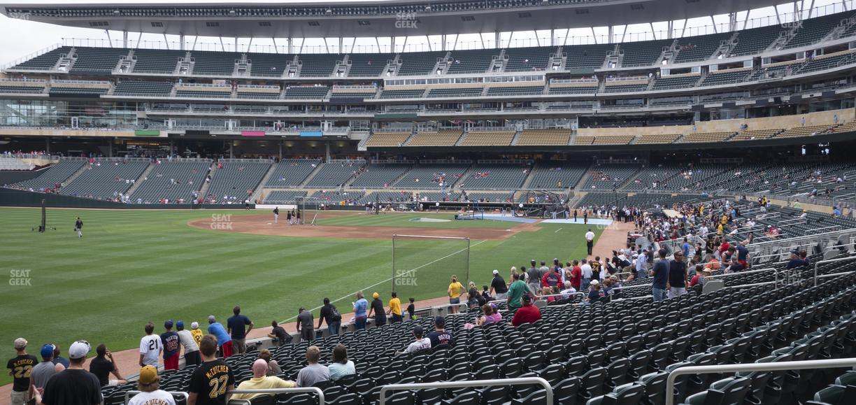 Target Field - Section 127 Seat View