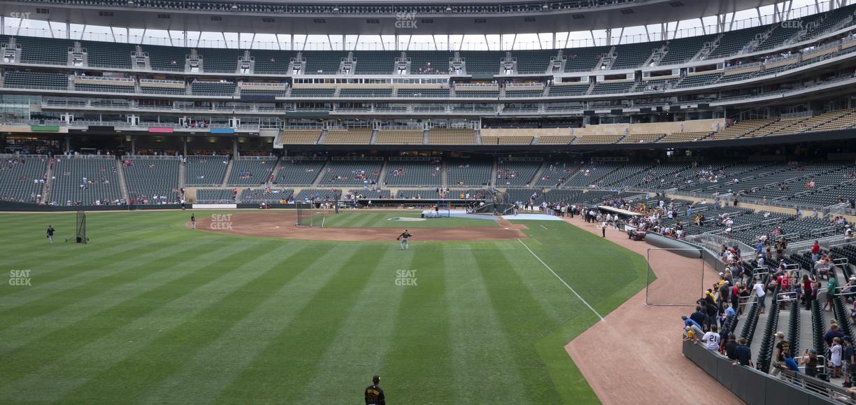 Target Field - Section 128 Seat View