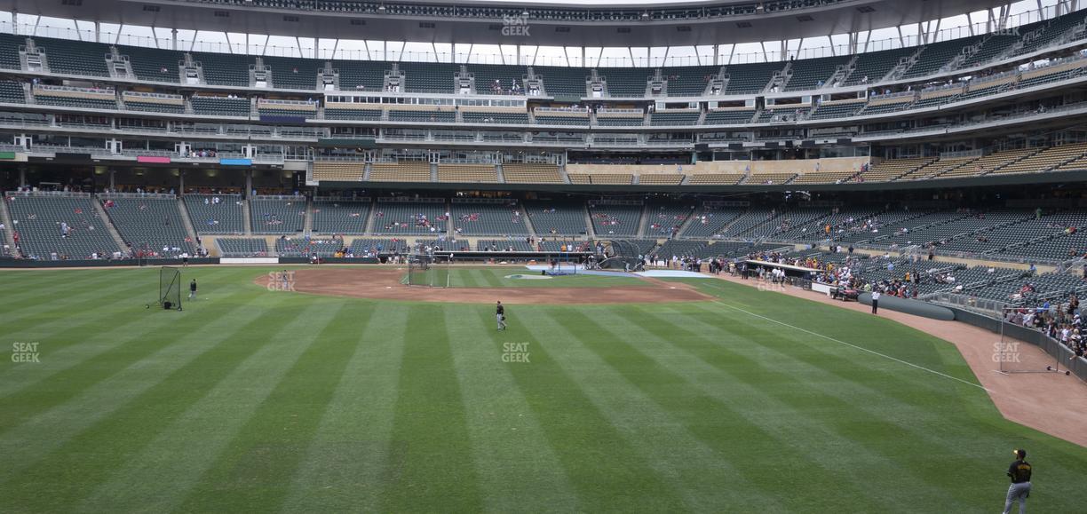 Target Field - Section 129 Seat View