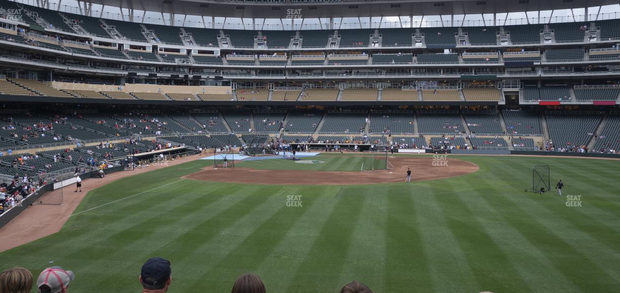 Target Field - Section 136 Seat View