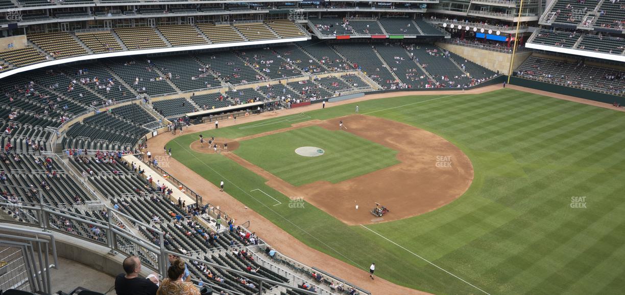 Target Field - Section 304 Seat View