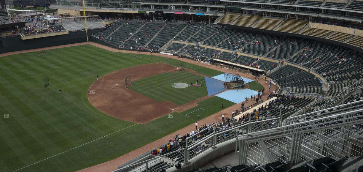 Target Field - Section 325 Seat View