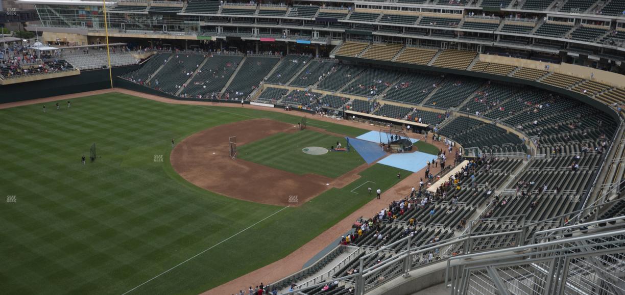 Target Field - Section 327 Seat View
