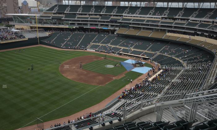 Target Field - Section 327 Seat View