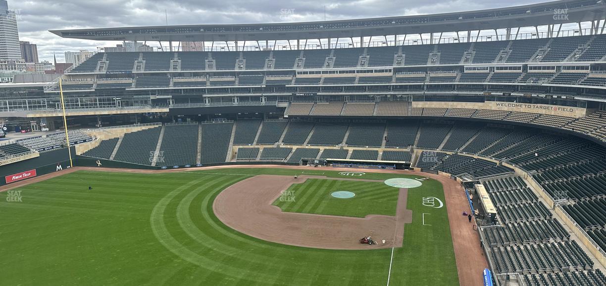 Target Field - Section Budweiser Roof Deck Seat View