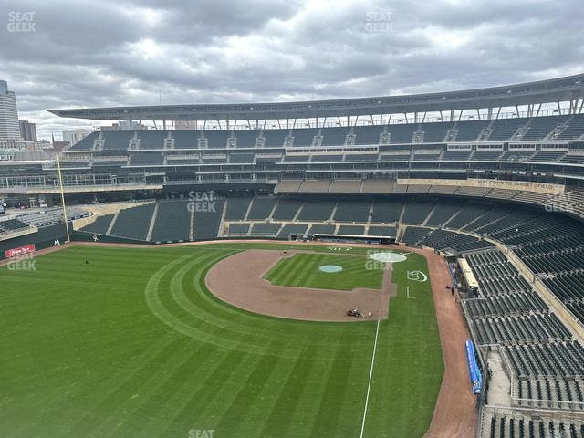 Target Field - Section Budweiser Roof Deck Seat View