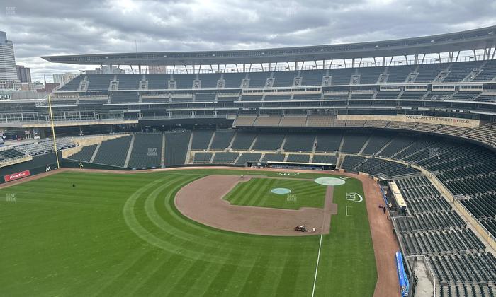 Target Field - Section Budweiser Roof Deck Seat View