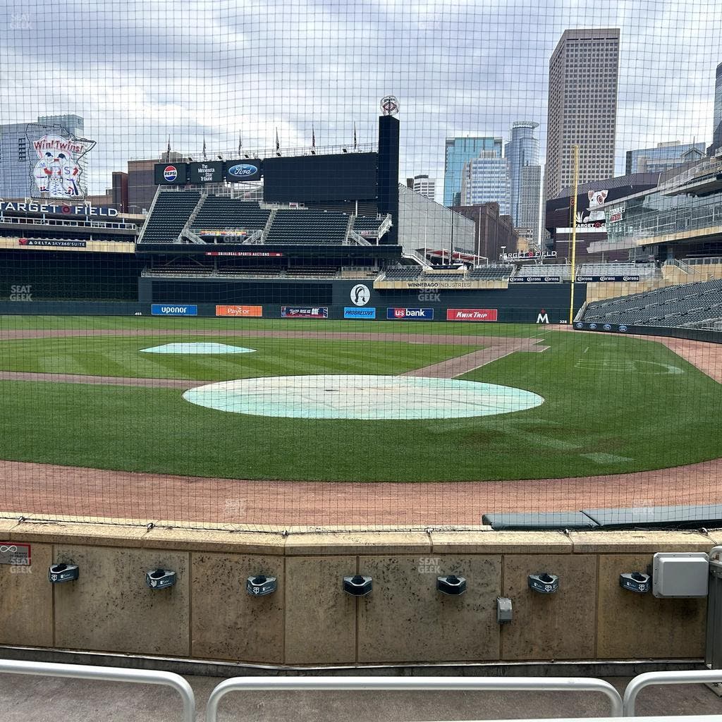 Target Field - Section Champions Club 10 Seat View